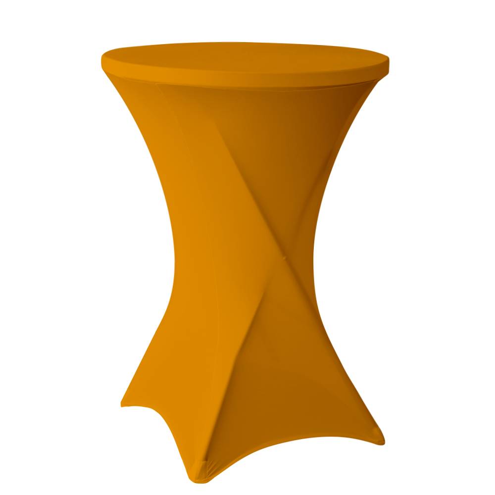 Statafelrok Goud / Okergeel Ø80cm