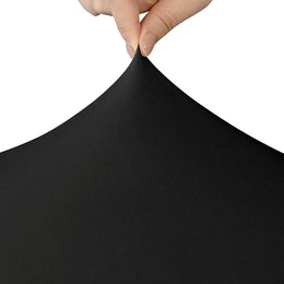 Statafeltopper Zwart Ø80cm